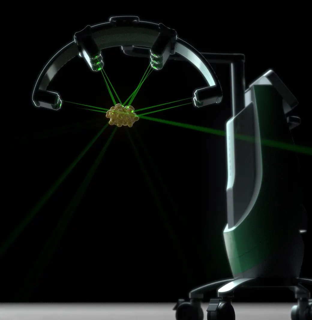 Emerald low-level green laser body-contouring device